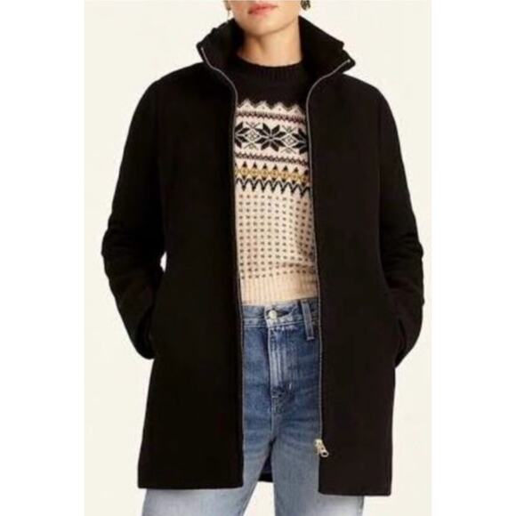 J.Crew Lodge coat in Italian stadium-cloth wool - Picture 3 of 3